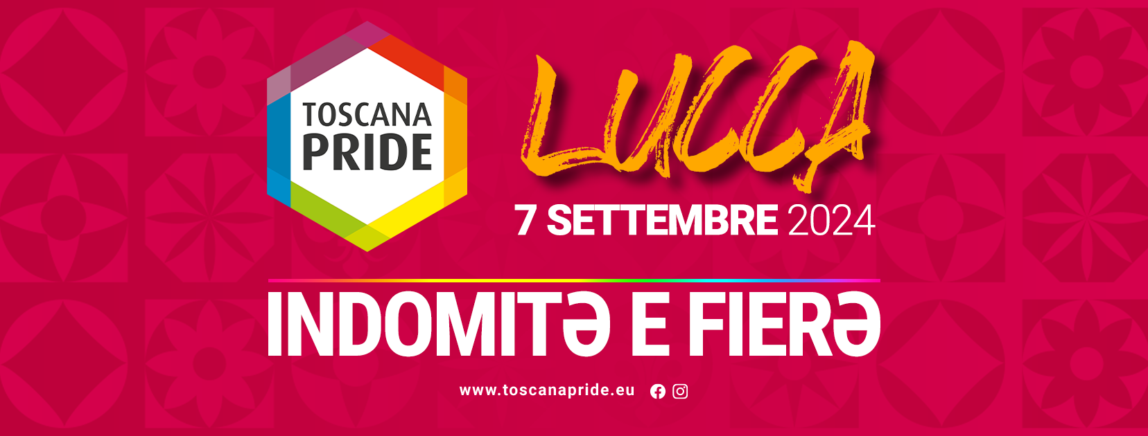 BUS per LUCCA Sabato 7 Settembre: insieme al TOSCANA PRIDE 2024